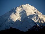 
Gasherbrum I Hidden Peak North Face Close Up Before Sunset From Gasherbrum North Base Camp In China
